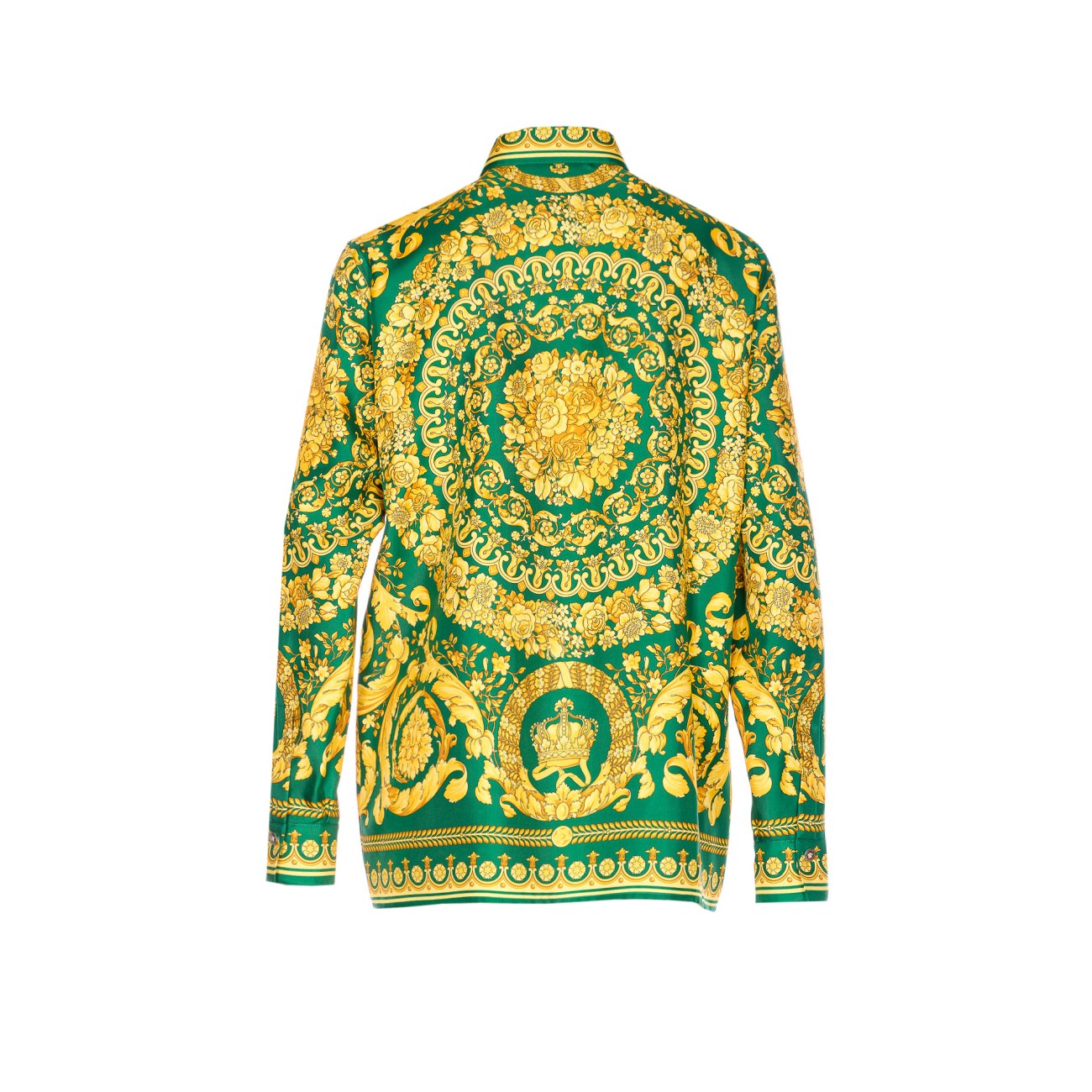 Versace Women Barocco Print Silk Shirt VERSACE