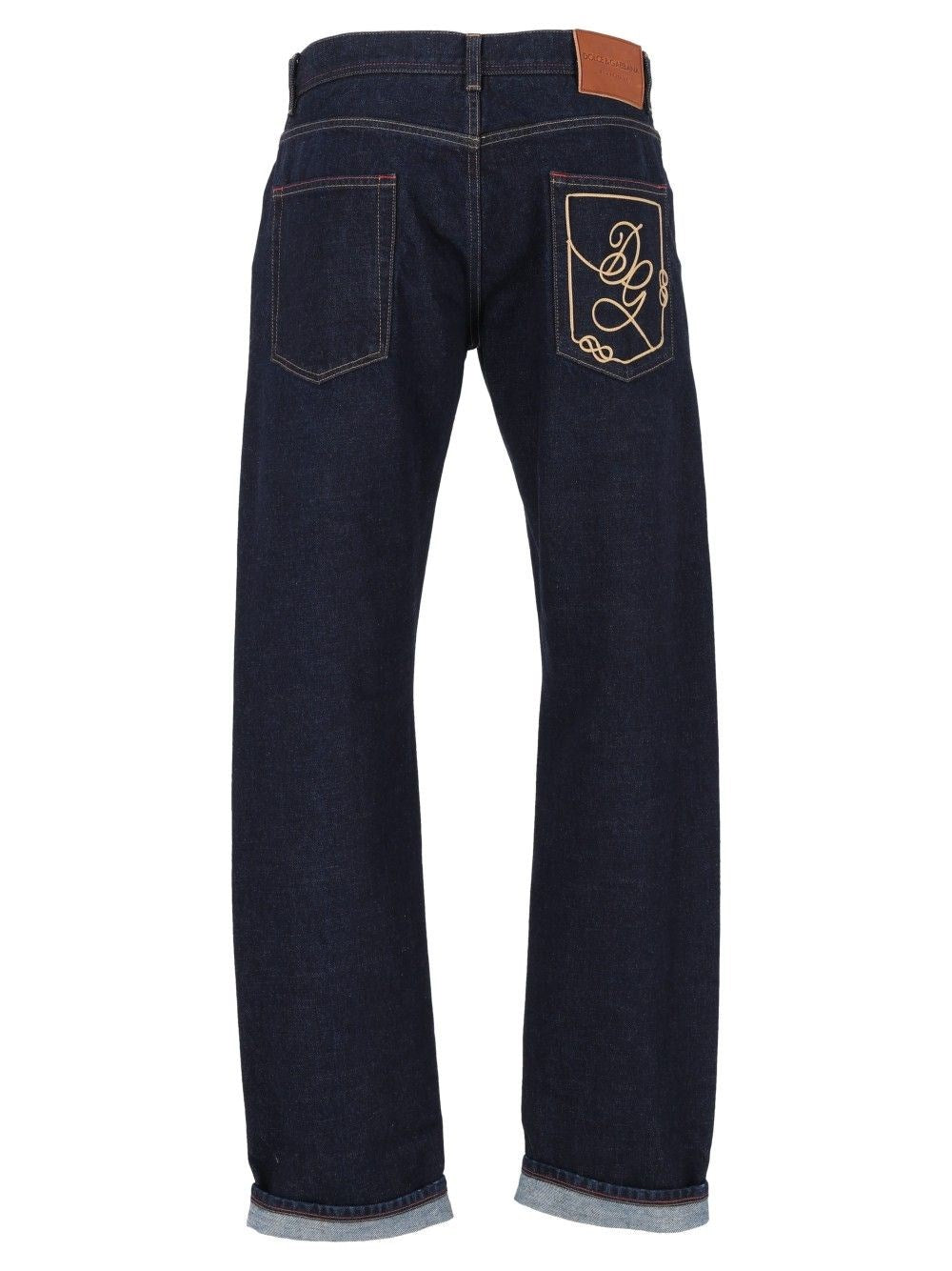 Dolce & Gabbana Men Jeans With Embroidery DOLCE & GABBANA