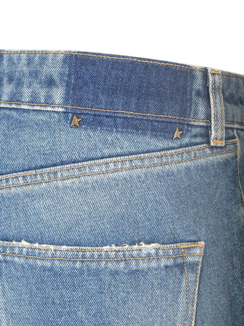 Golden Goose Men "Golden Happy" Stone Washed Jeans GOLDEN GOOSE