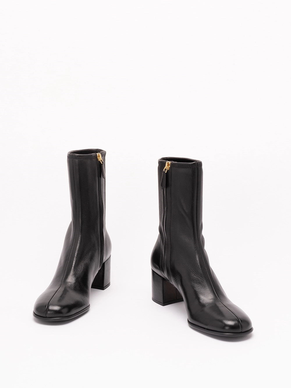 Prada Women Stretch Nappa Leather Booties PRADA