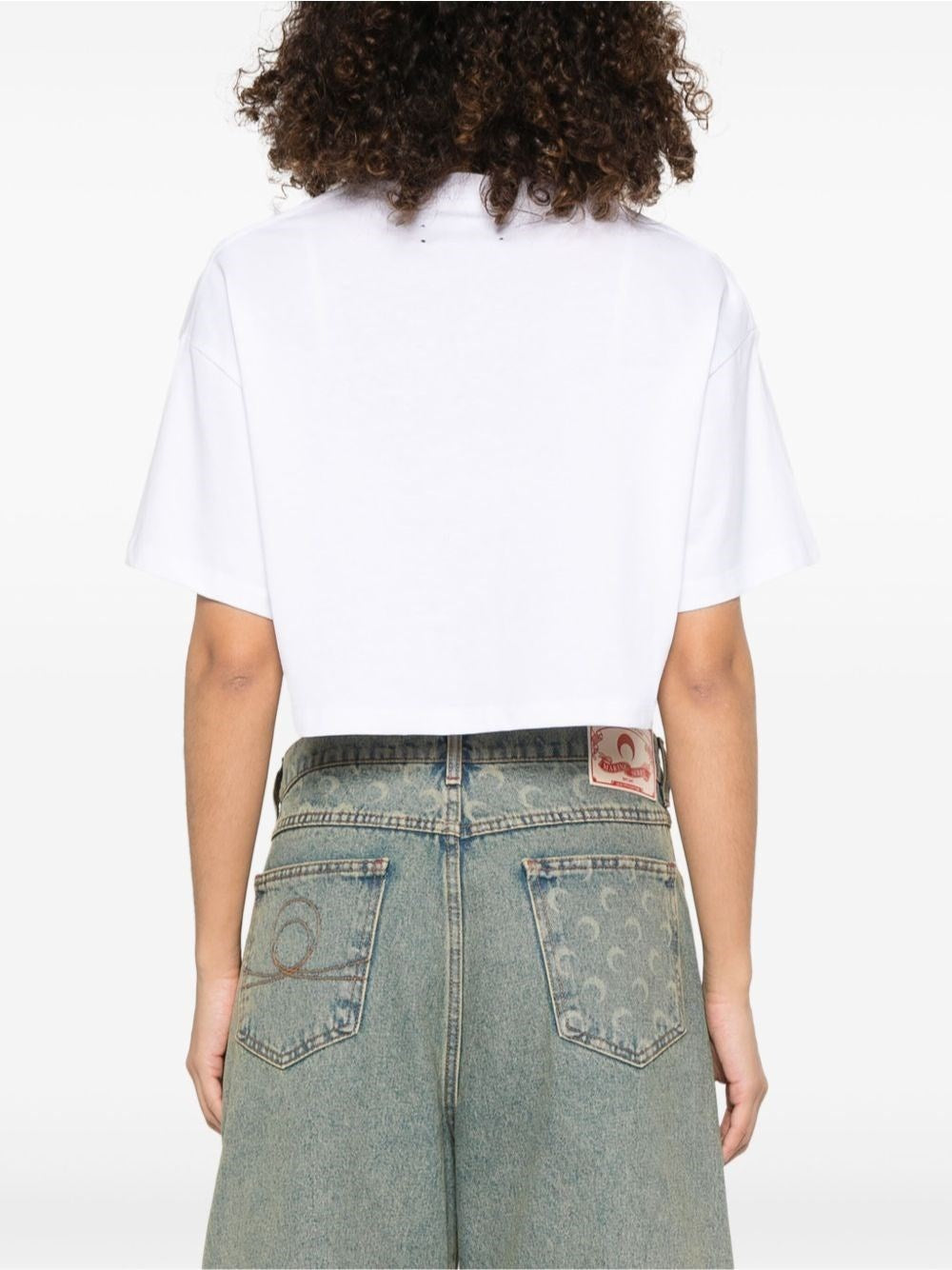 Amiri Women Cropped T-Shirt AMIRI