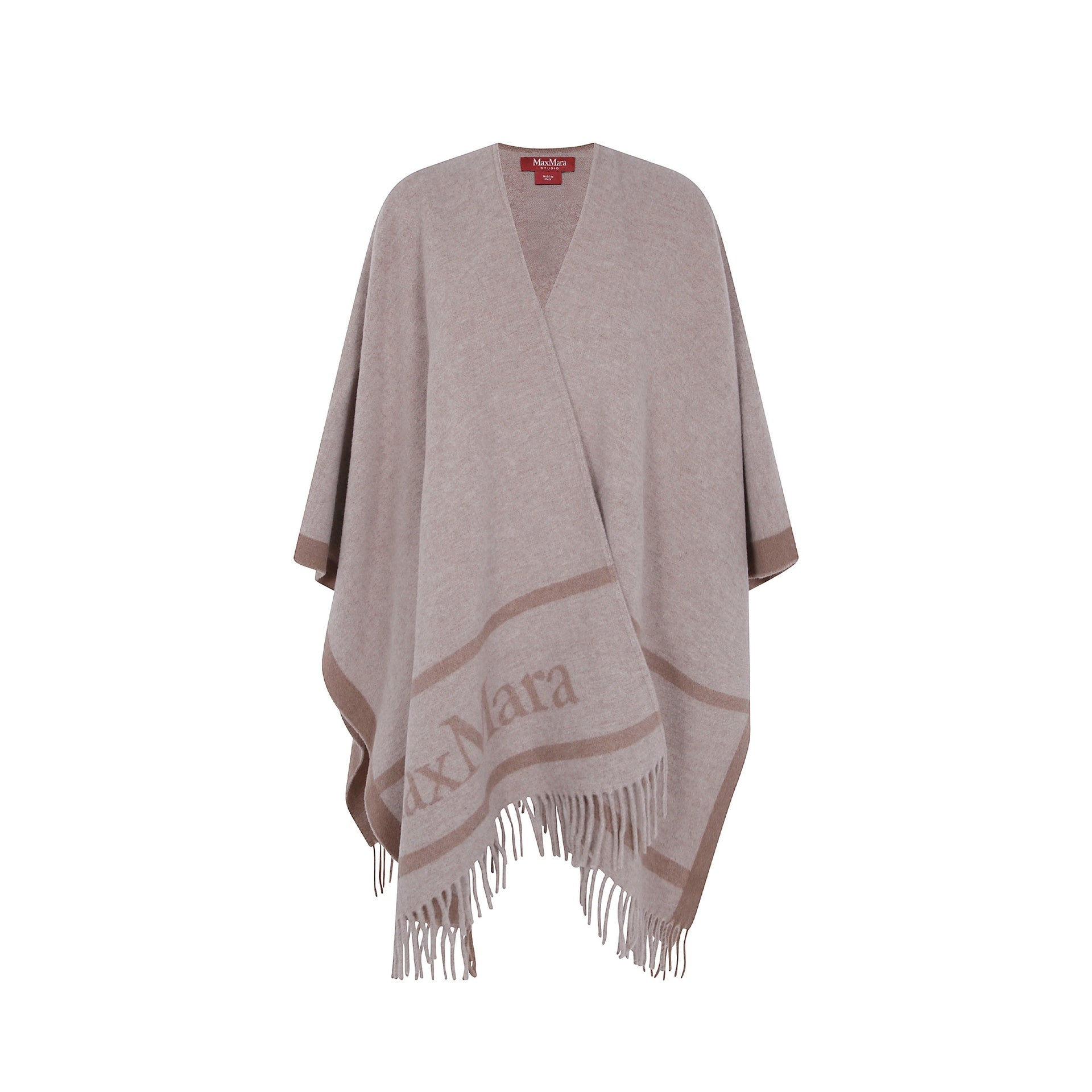 Max Mara Studio Pirania Wool Cape Women MAX MARA STUDIO