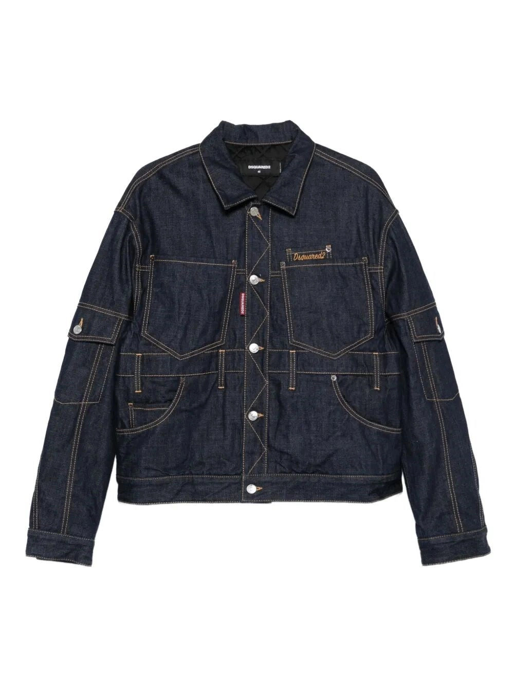 Dsquared2 Men Cargo Denim Jacket DSQUARED2