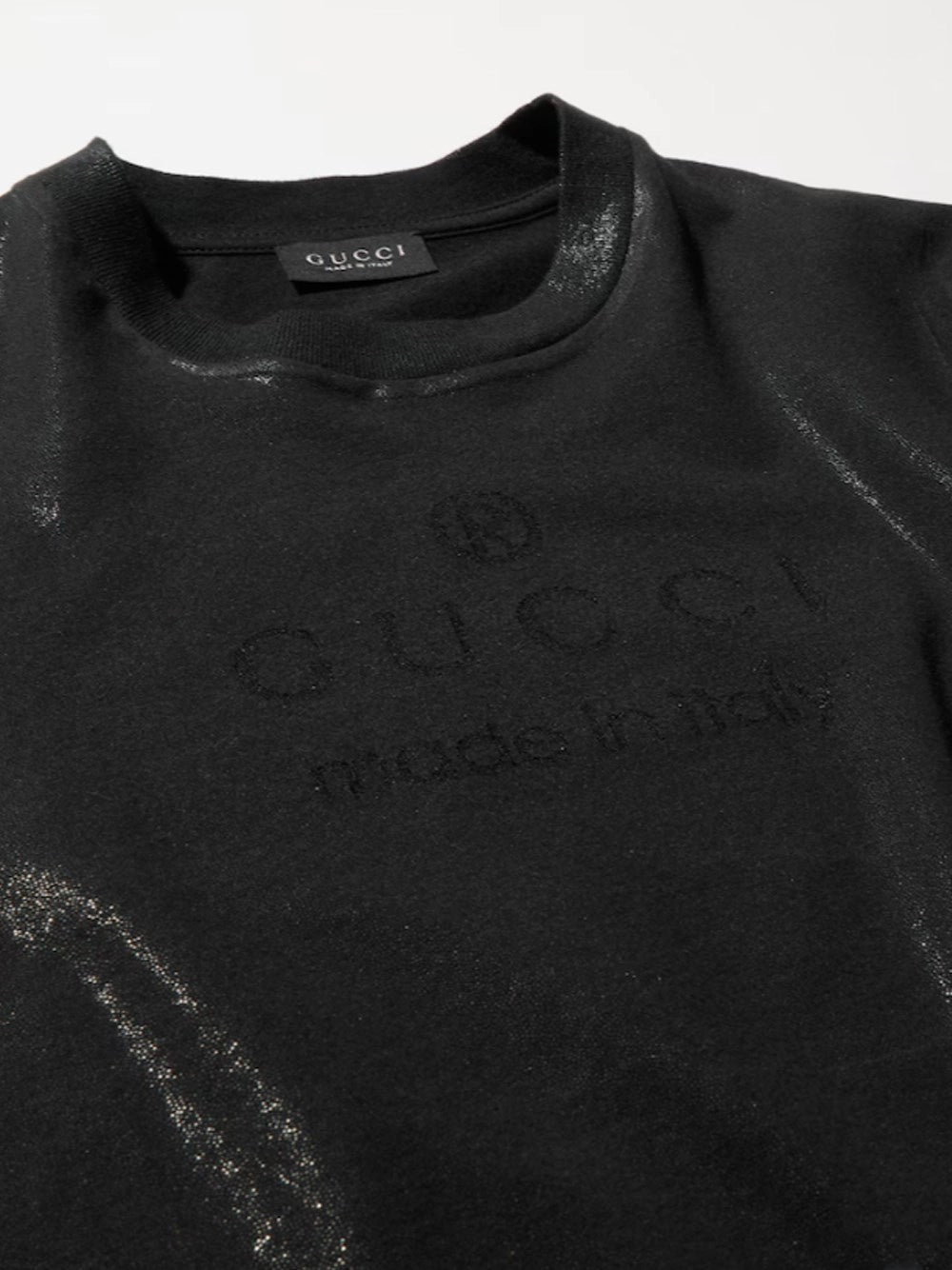 Gucci Women Jersey T-Shirt With Gg Print GUCCI