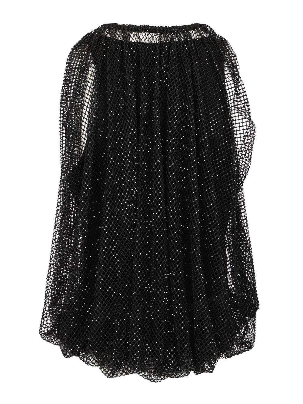 Sportmax Women Mesh Top With Crystals SPORTMAX