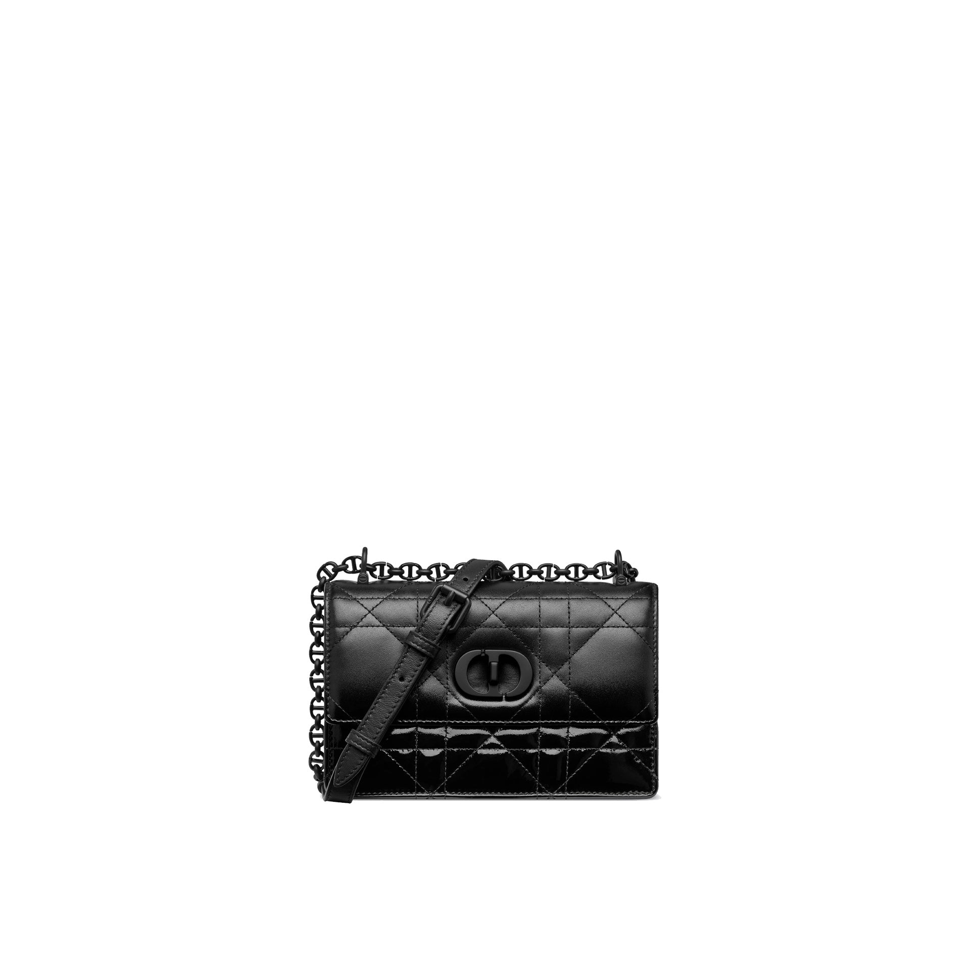 Dior Caro Patent And Matte Shoulder Bag Women CHRISTIAN DIOR