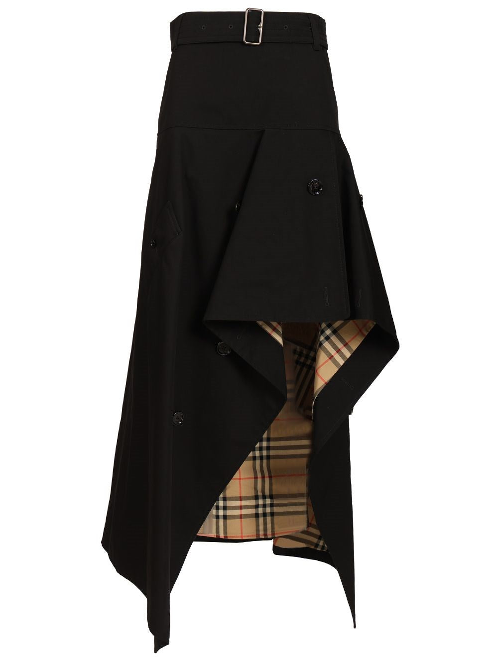 Burberry Women Asymmetrical Trench Skirt BURBERRY