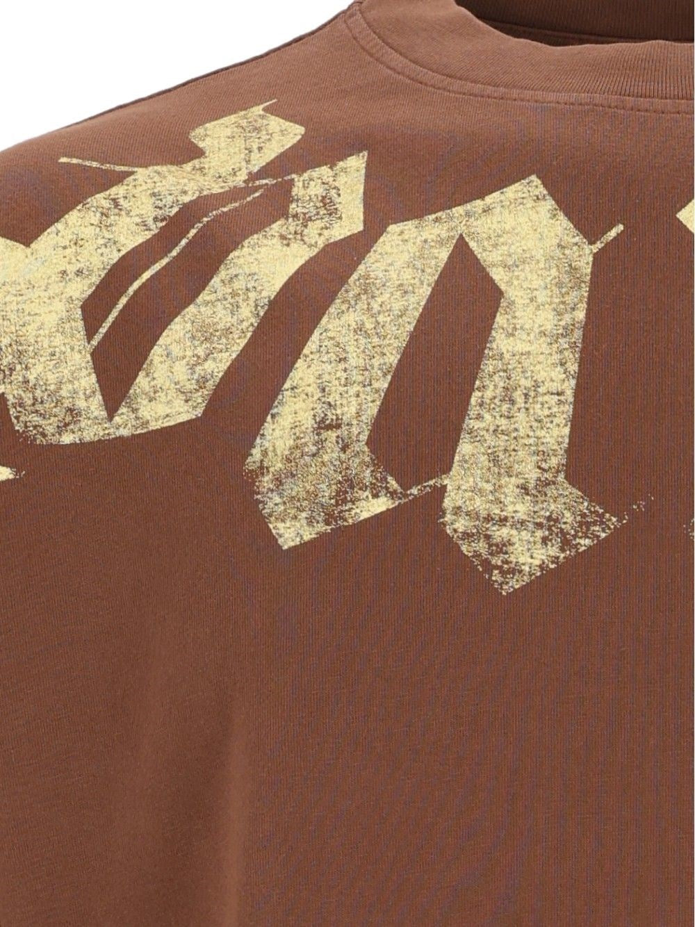 Palm Angels Men Big Neck  T-Shirt PALM ANGELS