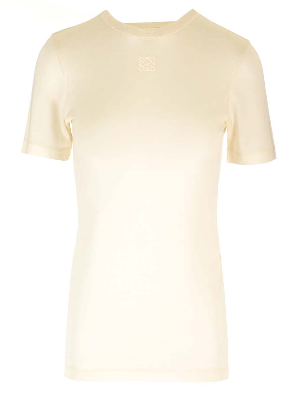 Loewe Women Silk And Viscose Top With Knot LOEWE