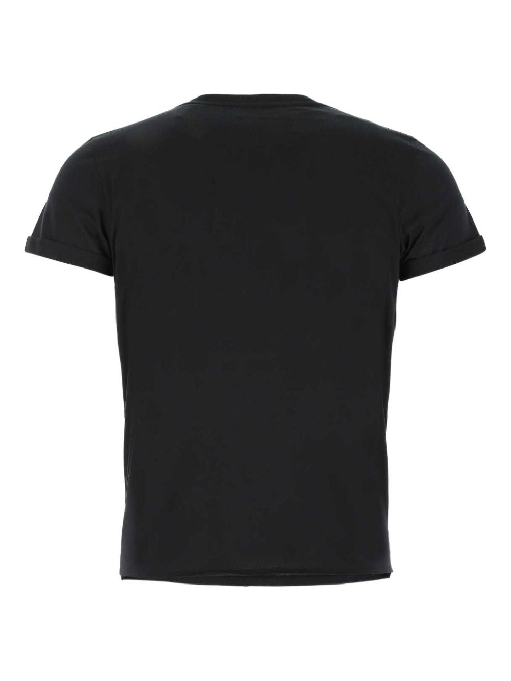 Saint Laurent Men T-Shirt Classique Crewneck Short Sleeve With Logo SAINT LAURENT