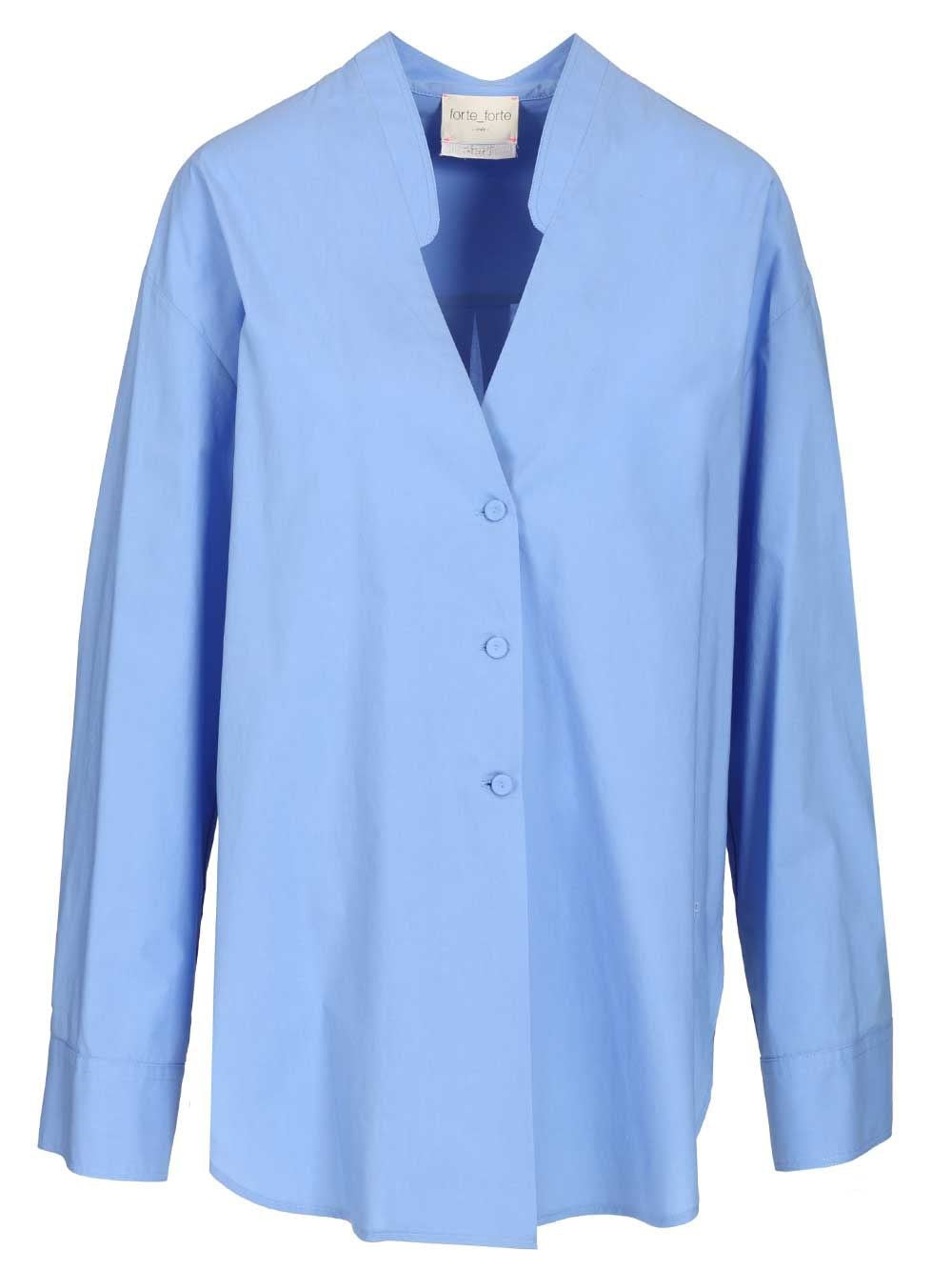Forte_Forte Women Men's Shirt With Embroidery FORTE FORTE