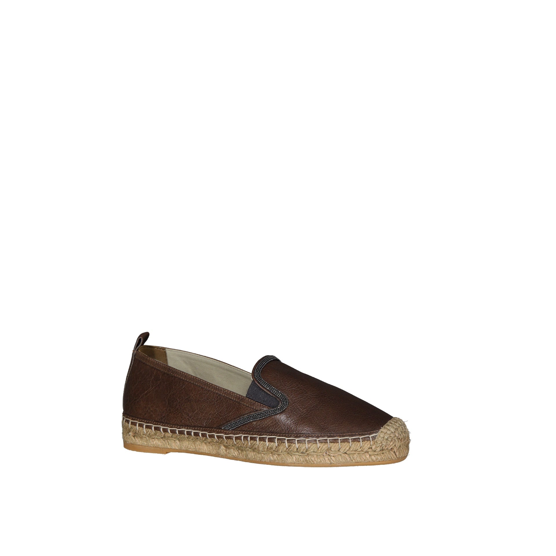 Brunello Cucinelli Leather Espadrilles Women BRUNELLO CUCINELLI