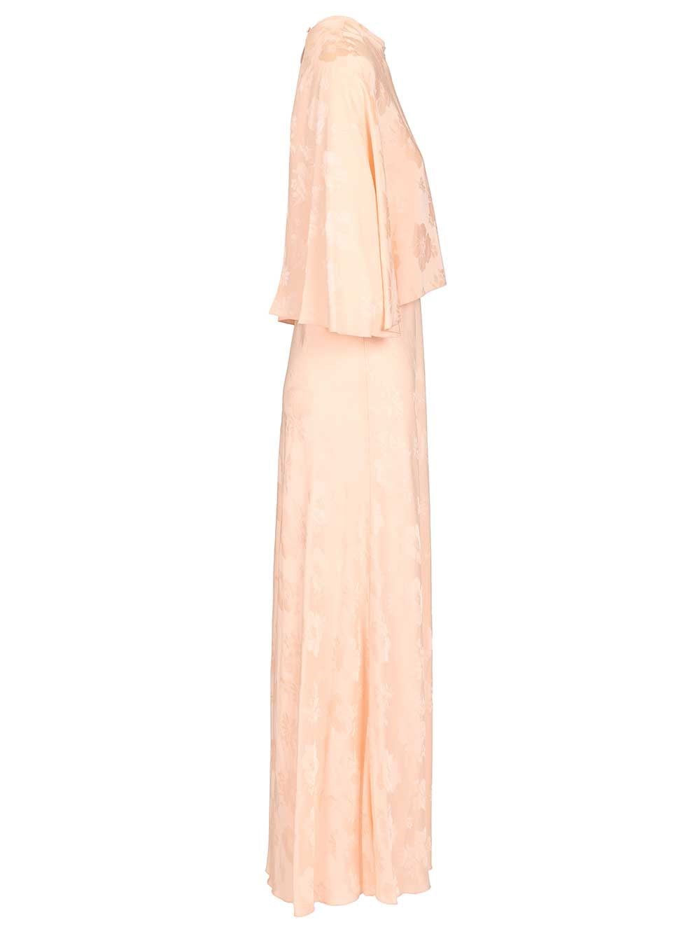 Forte_Forte Women Fluid Bouquet Jacquard Bias Dress With Cape FORTE FORTE