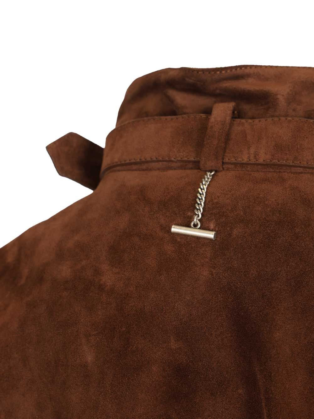 Mcqueen Men Suede Harrington Jacket ALEXANDER MCQUEEN