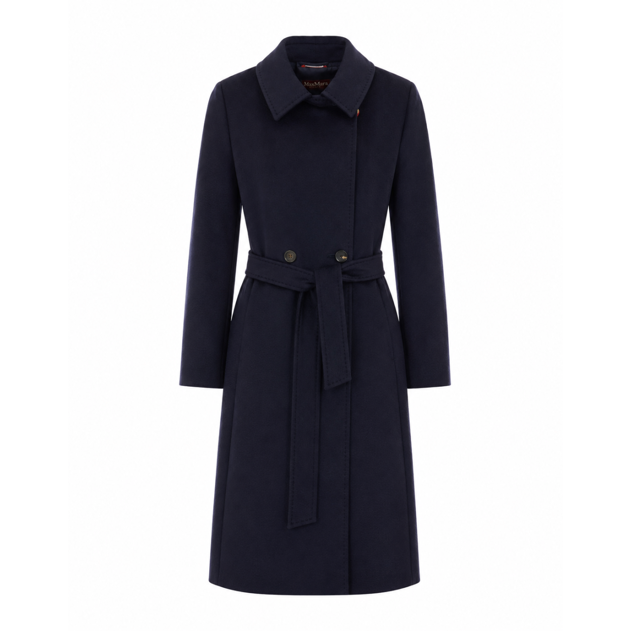 Max Mara Studio Women Bcollag Wool Double-Breasted Coat MAX MARA STUDIO