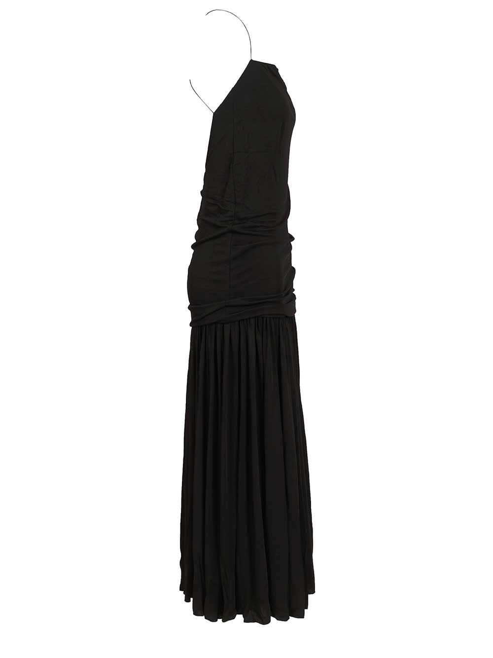 Jacquemus Women Abiha Gathered Jersey Midi Dress JACQUEMUS