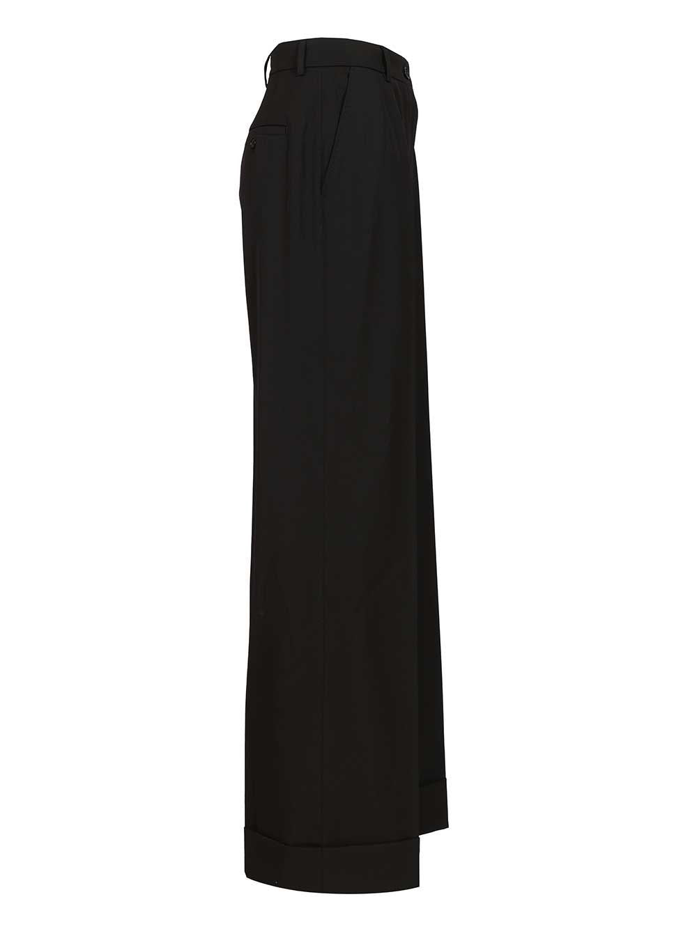 Dolce & Gabbana Women Wool Gabardine Trousers DOLCE & GABBANA
