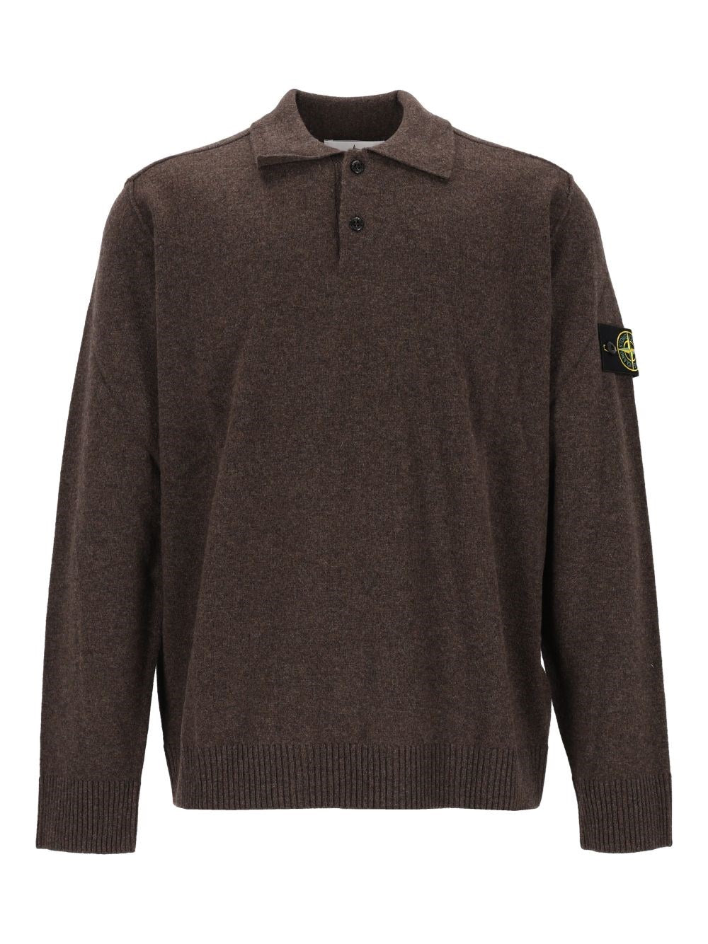 Stone Island Men Rws Geelong Lightweight Wool Polo Sweater STONE ISLAND