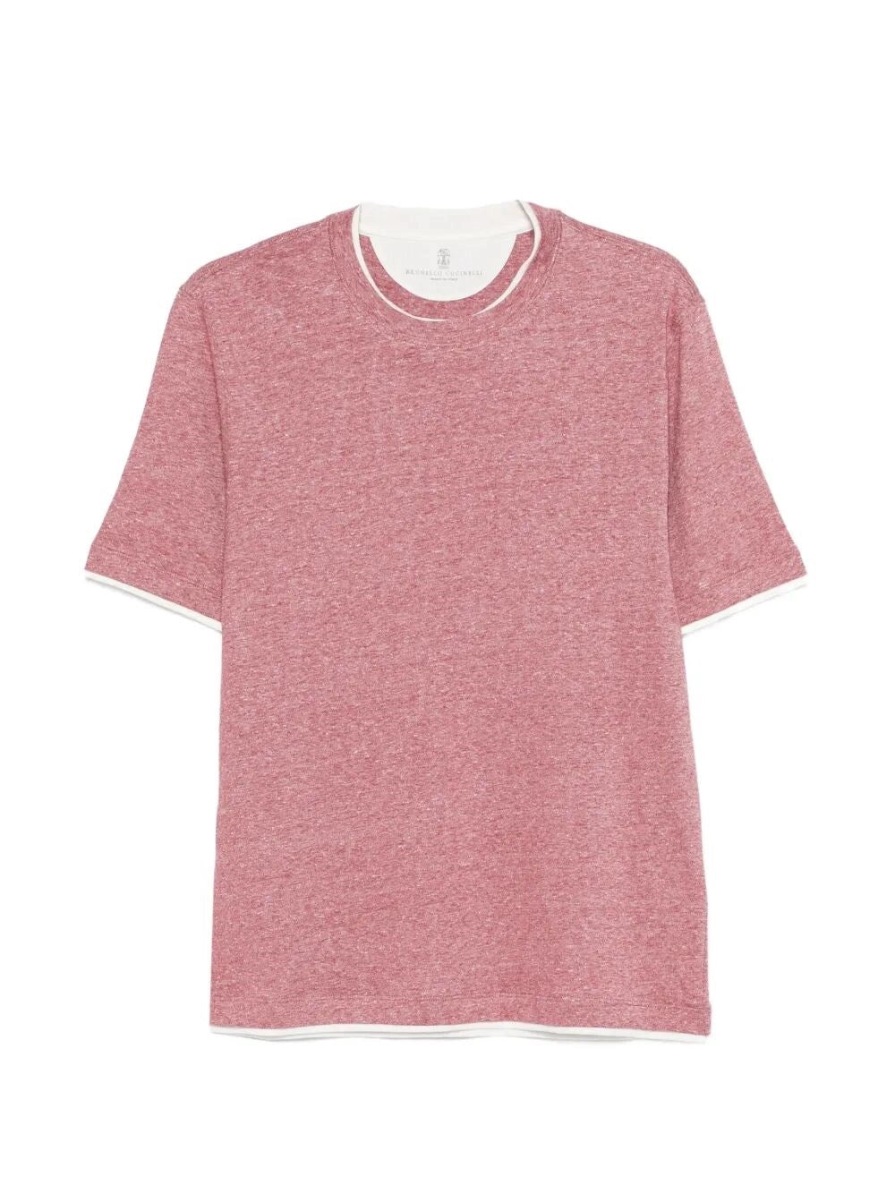 Brunello Cucinelli Men T-Shirt With Faux-Layering BRUNELLO CUCINELLI