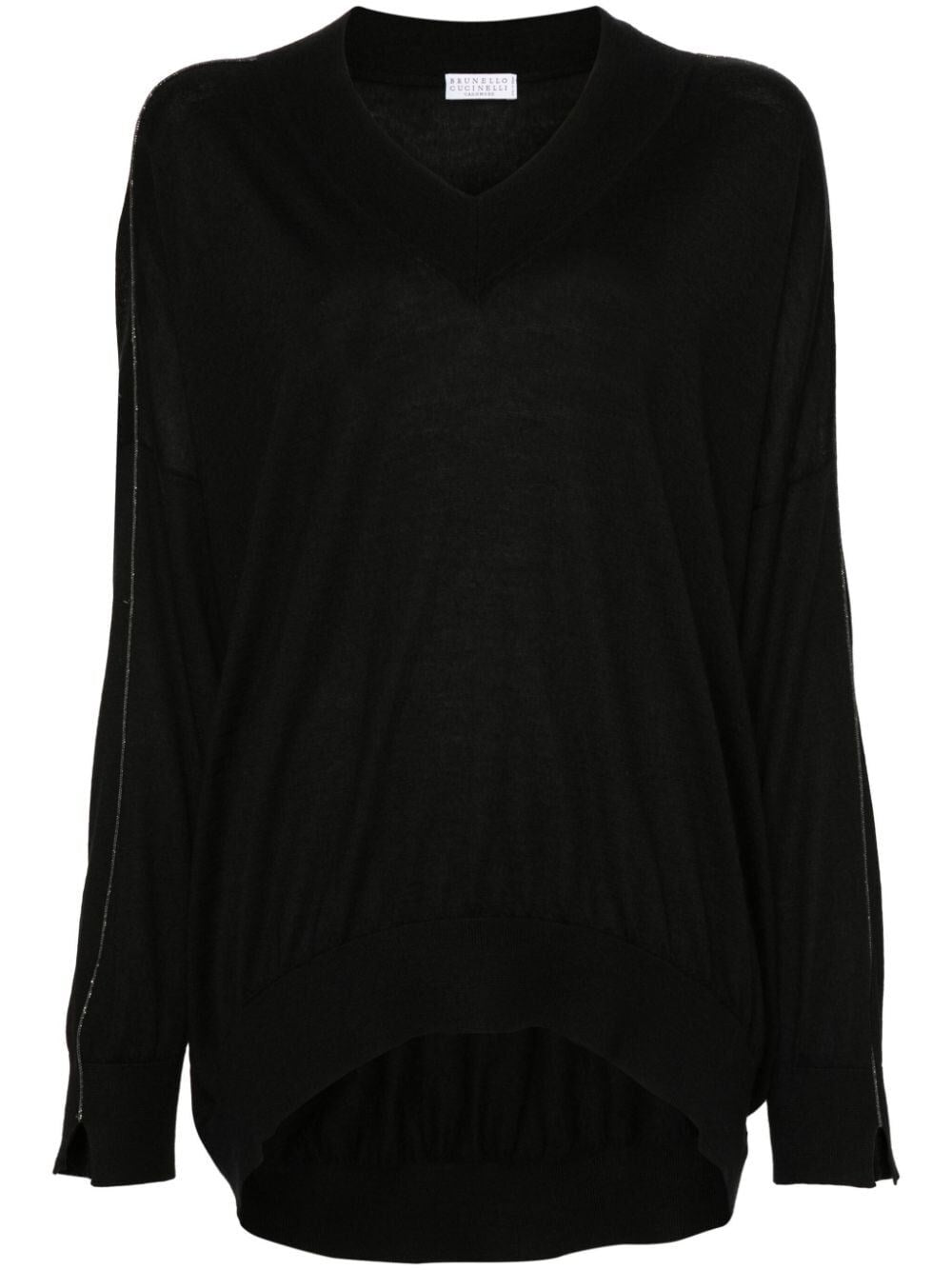 Brunello Cucinelli Women Long Sleeve V-Neck Sweater BRUNELLO CUCINELLI