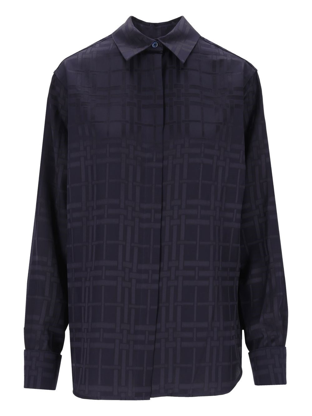 Burberry Women Check Silk Shirt BURBERRY