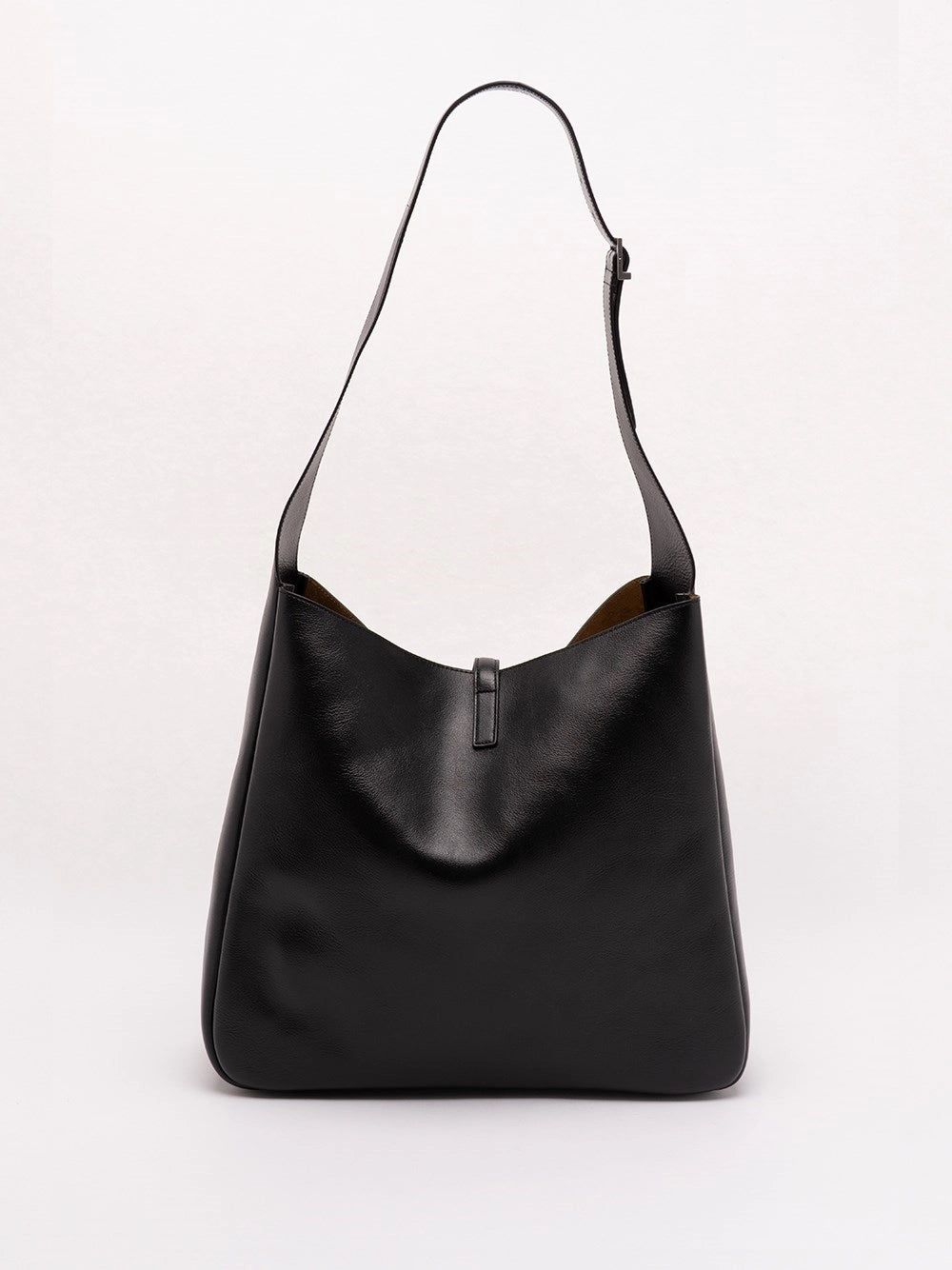 Saint Laurent Men Le 5 A 7 Maxi Hobo In Grained Leather SAINT LAURENT