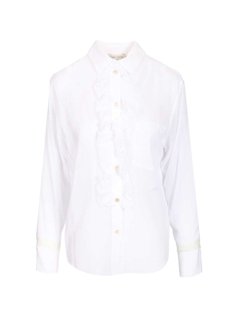 Forte_Forte Women Shirt With Rouches FORTE FORTE