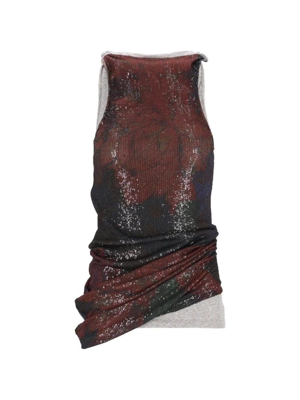 Maison Margiela Women Printed Draped Top MAISON MARGIELA