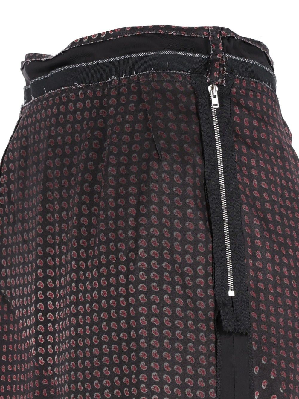 Maison Margiela Women Paisley Print Midi Skirt MAISON MARGIELA