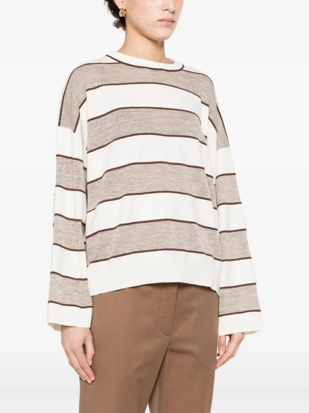 Brunello Cucinelli Women Striped Sweater BRUNELLO CUCINELLI