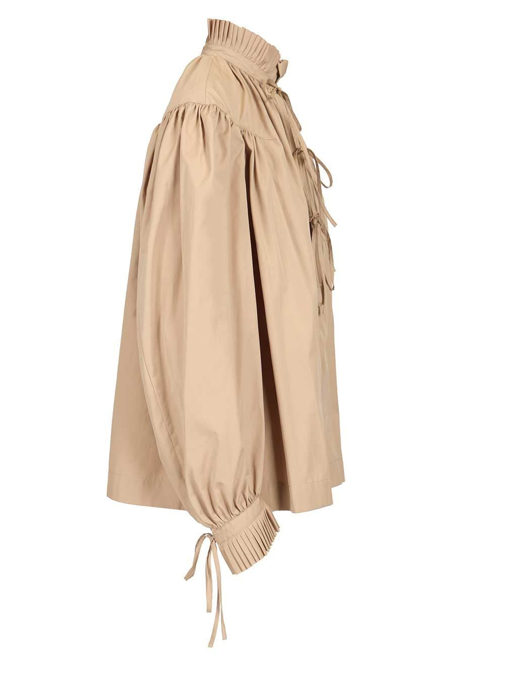 Dries Van Noten Women Cotton Poplin Blouse With Ruffles DRIES VAN NOTEN