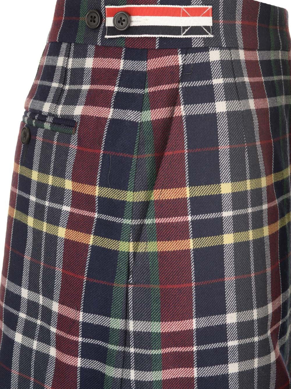 Thom Browne Women Tartan Mini Skirt THOM BROWNE