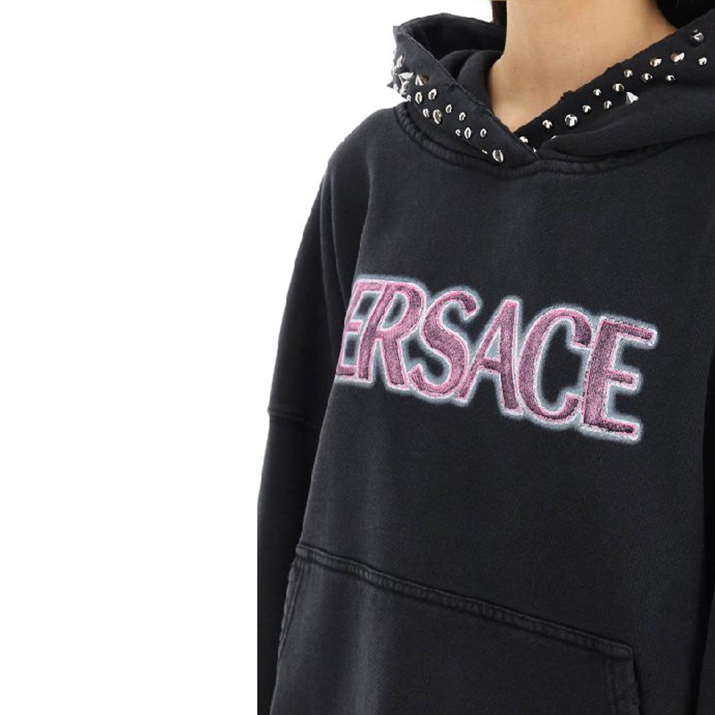 Versace Cotton Logo Sweatshirt Women VERSACE