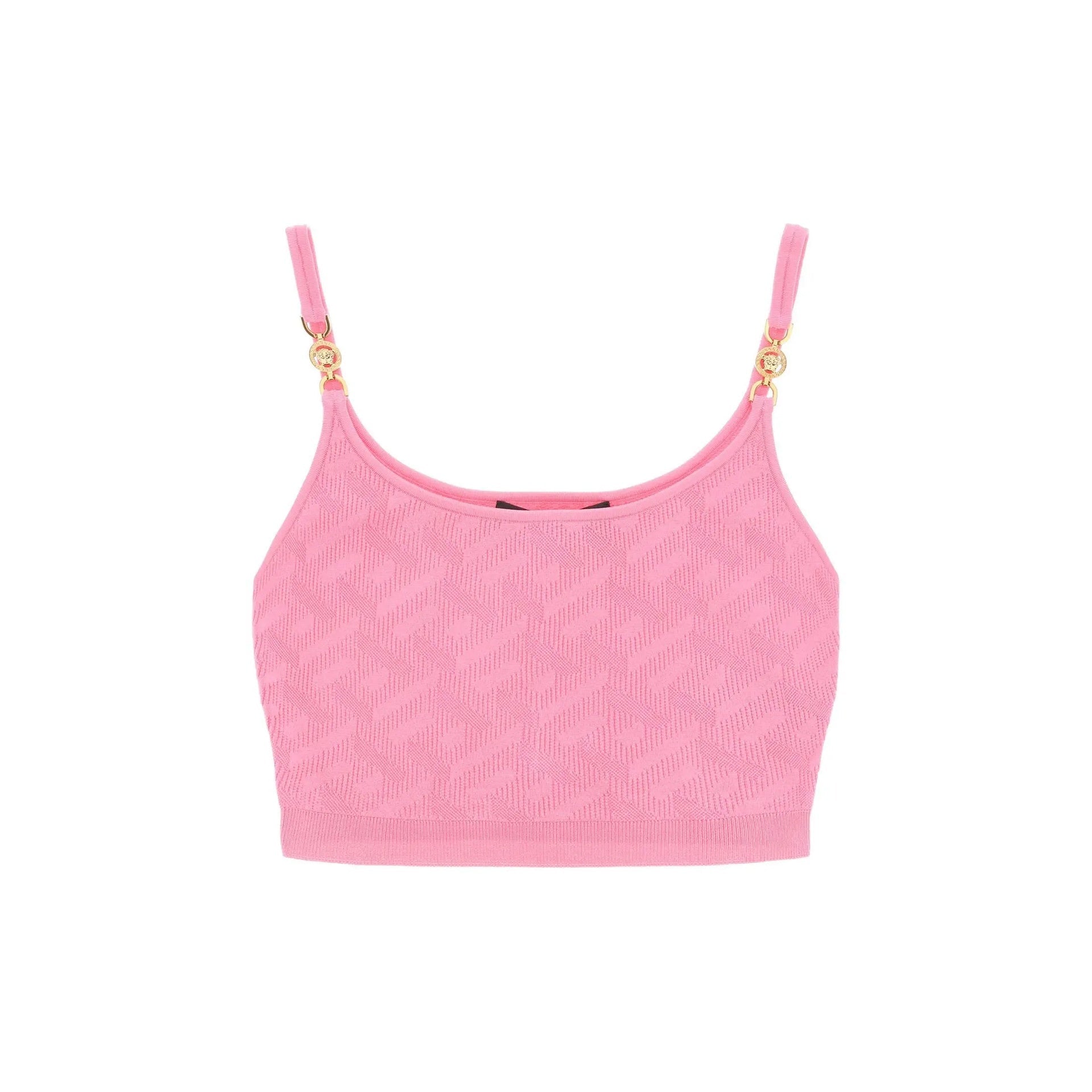 Versace La Greca Cropped Top Women VERSACE