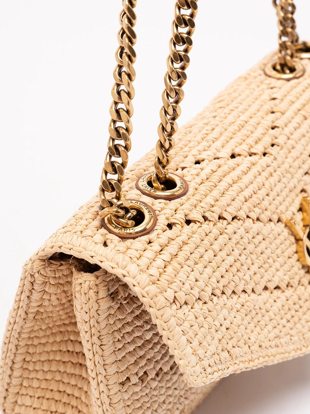 Saint Laurent Women `Loulou` Small Raffia Bag SAINT LAURENT