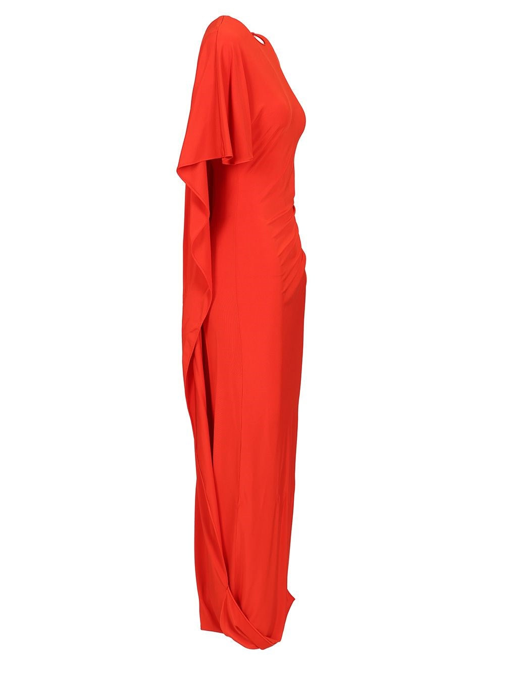 Stella Mccartney Women Asymmetrical Cape Maxi Dress STELLA MCCARTNEY