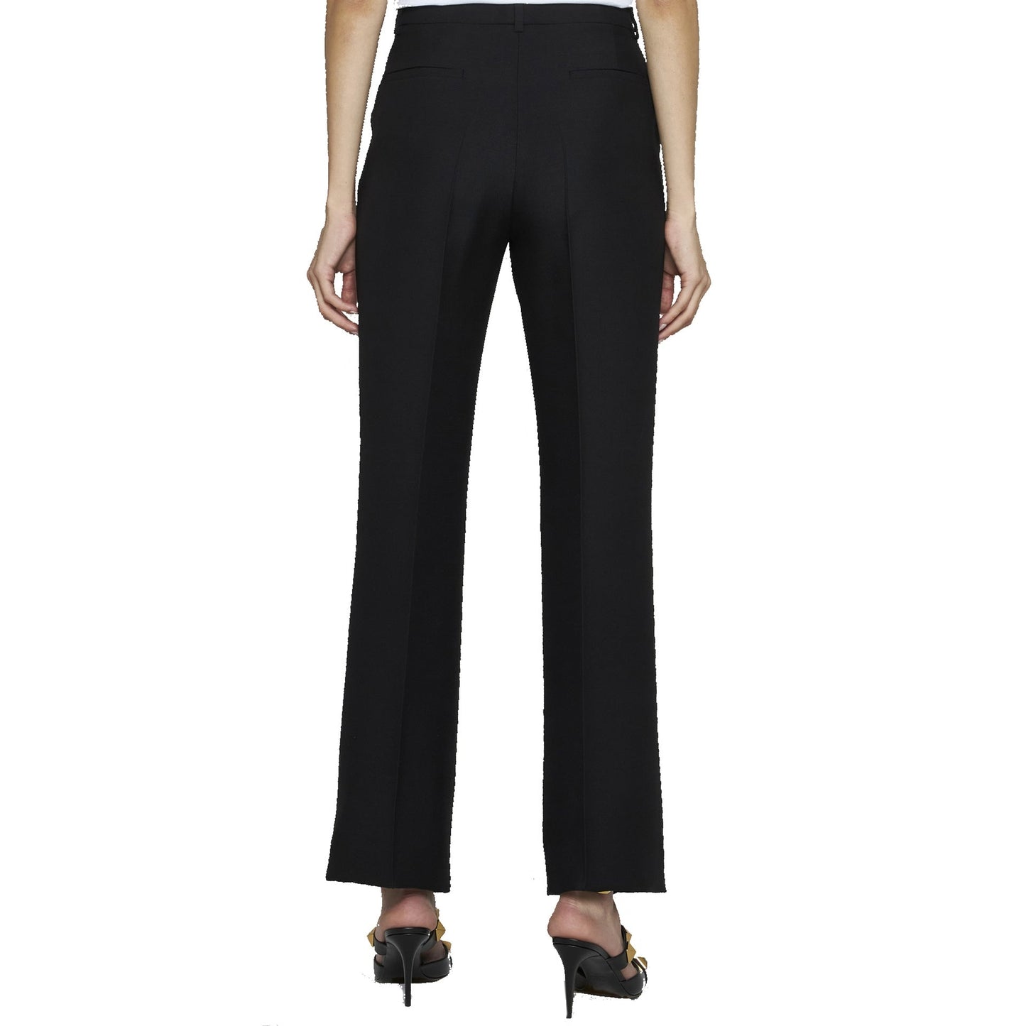 Valentino Wool And Silk Trousers Women VALENTINO