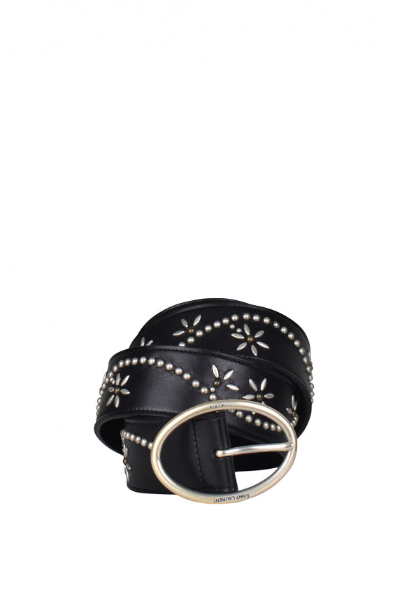 Saint Laurent Men Studded Belt SAINT LAURENT