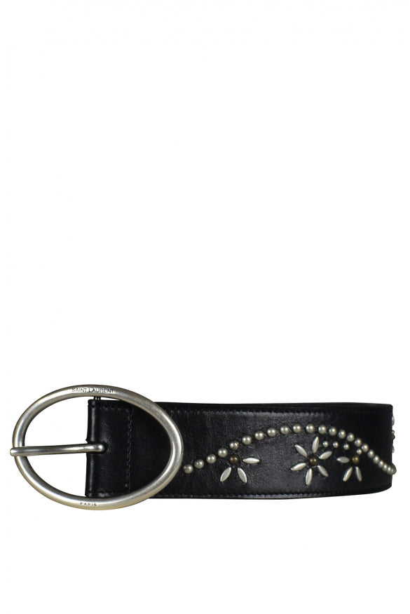 Saint Laurent Men Studded Belt SAINT LAURENT