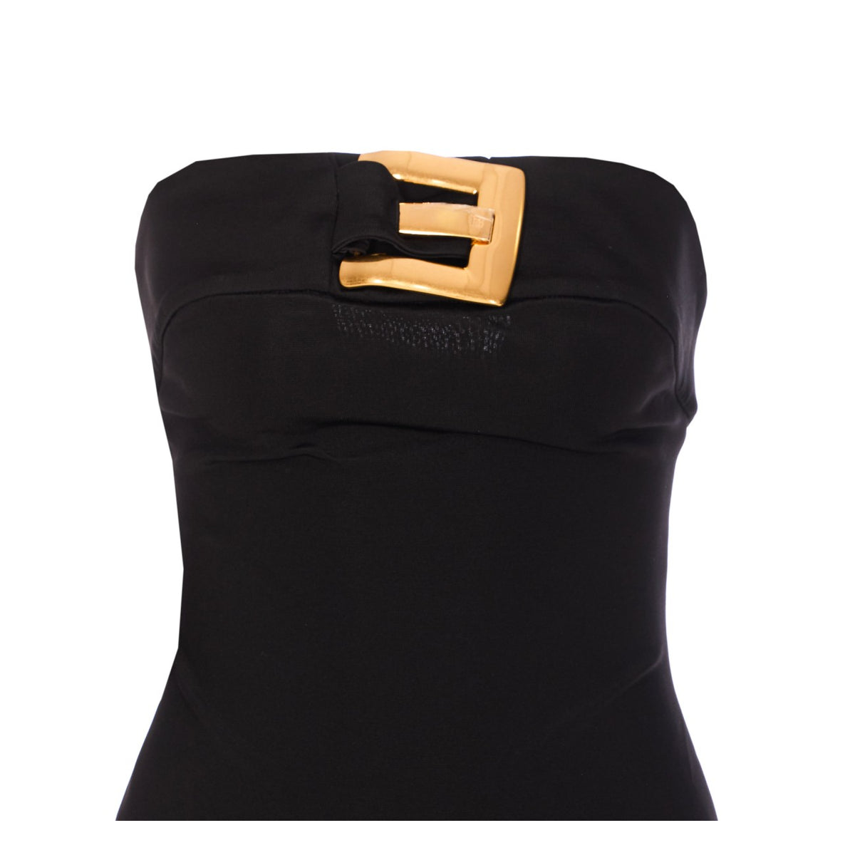 Balmain Women Belted Bustier Long Dress BALMAIN