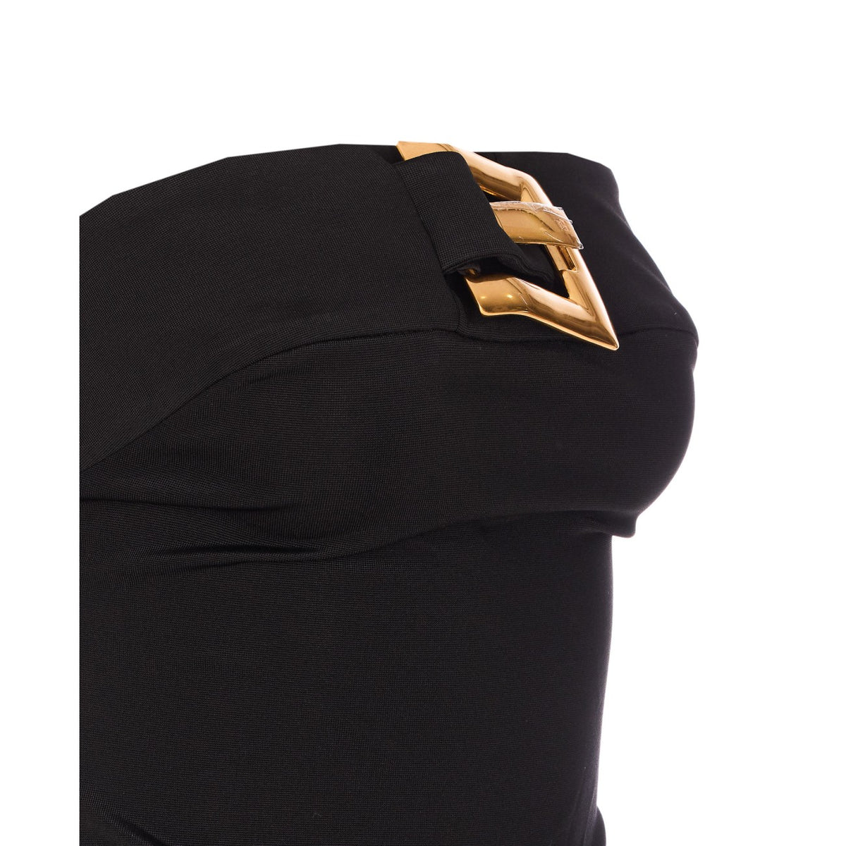 Balmain Women Belted Bustier Long Dress BALMAIN