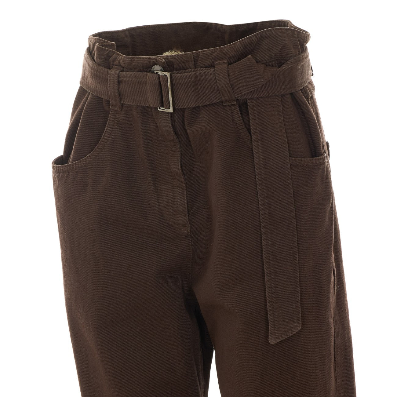 Brunello Cucinelli Women Belted Wide Jeans BRUNELLO CUCINELLI