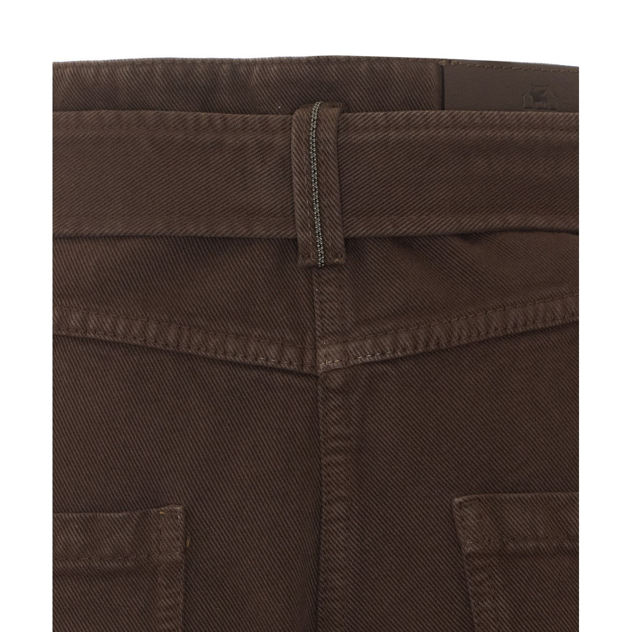 Brunello Cucinelli Women Belted Wide Jeans BRUNELLO CUCINELLI