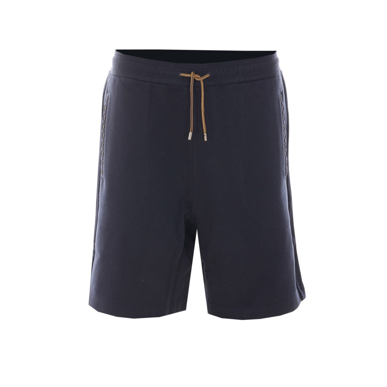Fendi Men Bermuda With Fendi Patch And Selleria Stitching FENDI