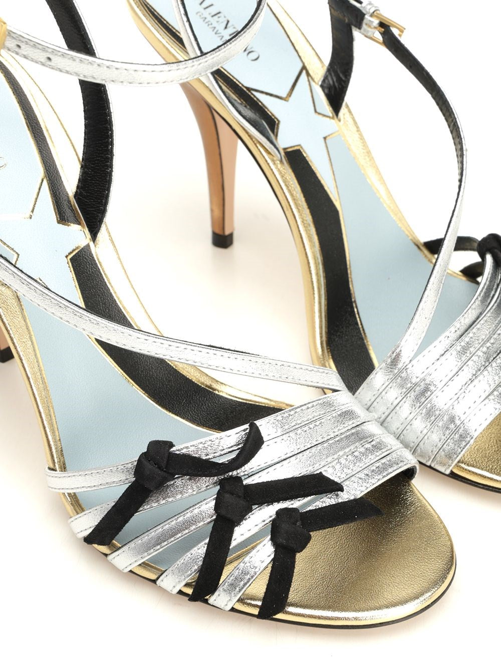Valentino Garavani Women Nodine Sandal In Laminated Nappa VALENTINO GARAVANI