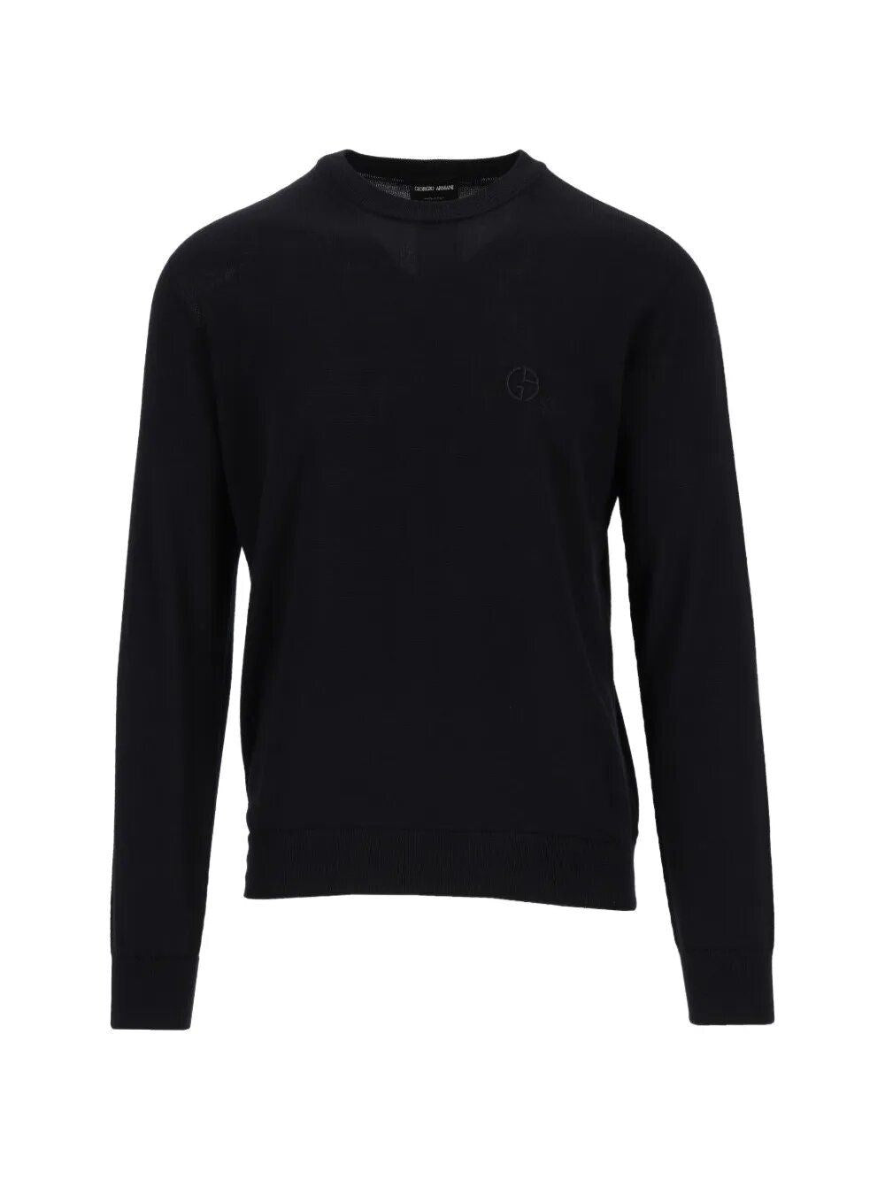 Giorgio Armani Men Crew Neck Wool Sweater GIORGIO ARMANI