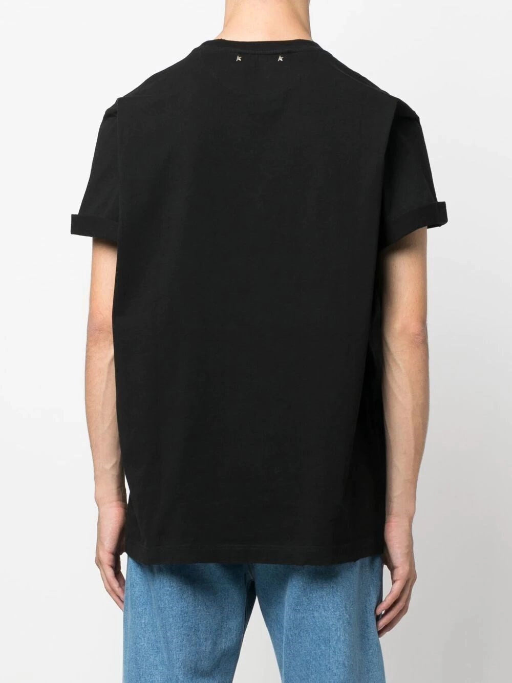 Golden Goose Men T-Shirt Distressed Cotton GOLDEN GOOSE