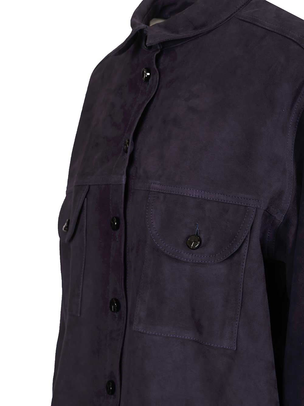 Blazé Milano Women Viva Berber Suede Shirt BLAZE MILANO