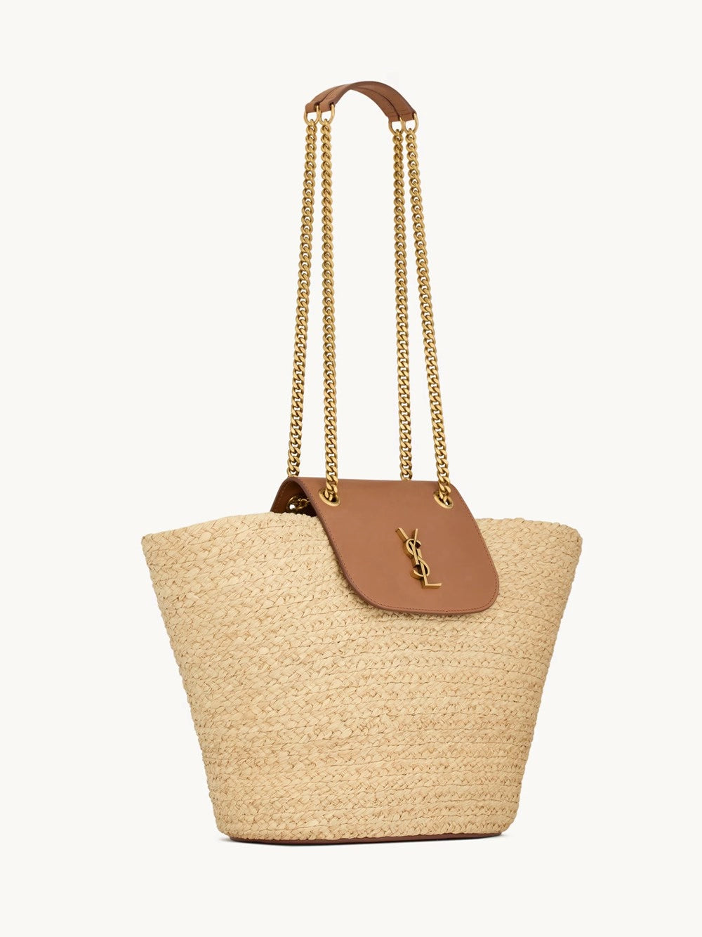 Saint Laurent Women `Manon` Raffia Bag