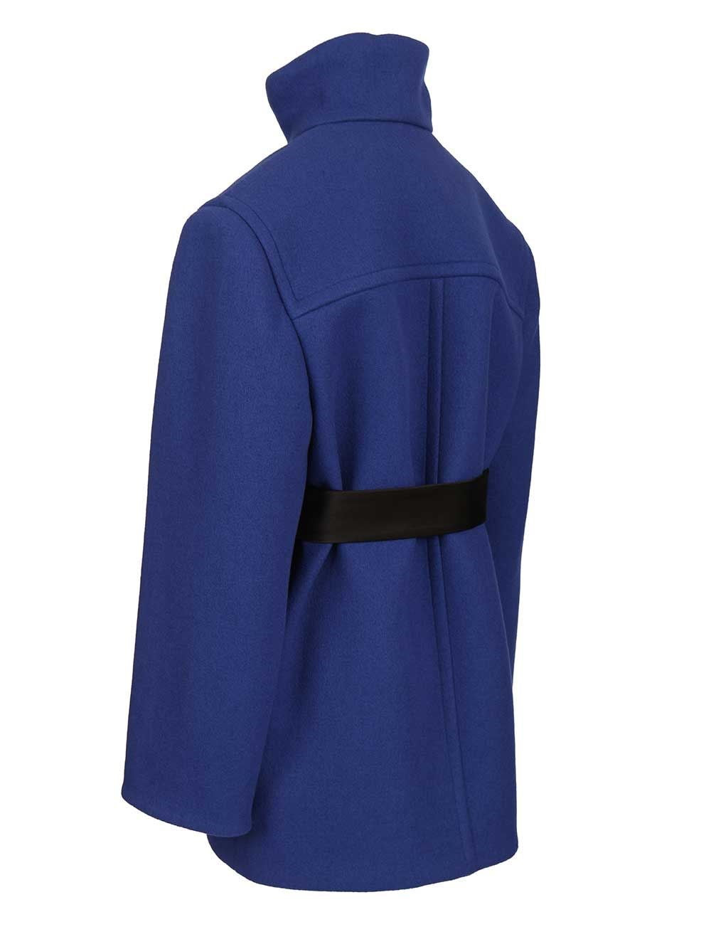 Saint Laurent Women Short Coat With Belt SAINT LAURENT